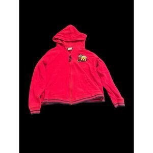 Minnie Mouse Disneyland Children's Hooded  Coat Jacket Large 10/12 See Last Pic